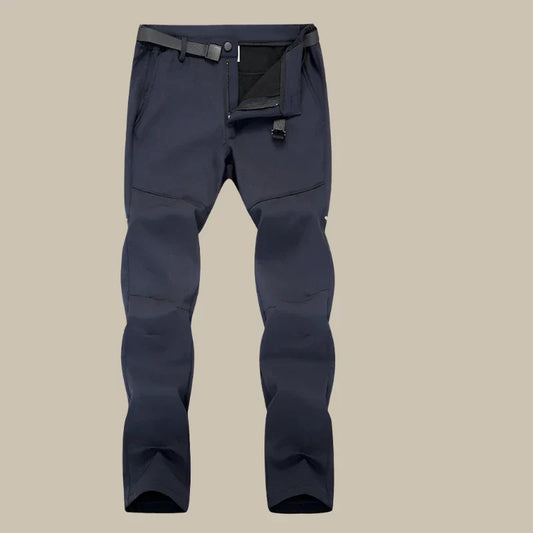 Marco - Pantaloni da sci softshell impermeabili e caldi con fodera in pile