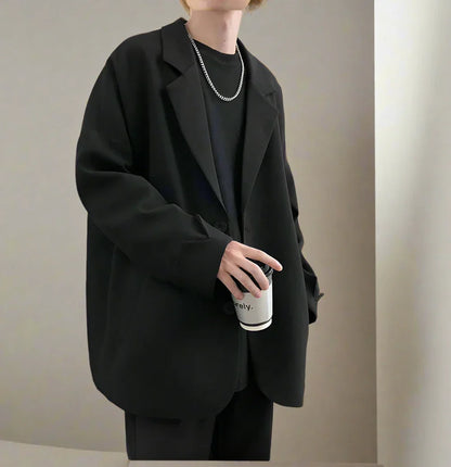 Raffaele - Blazer oversize elegante in stile britannico per uomini