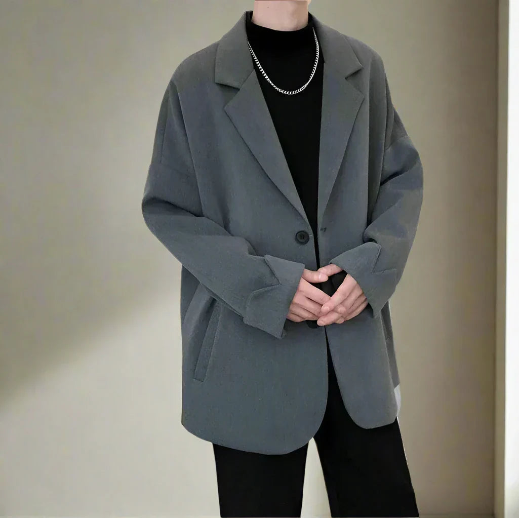 Raffaele - Blazer oversize elegante in stile britannico per uomini