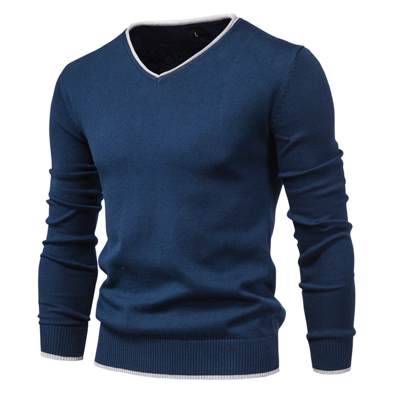 Soren - Maglione Slim-Fit con Scollo a V per Uomo