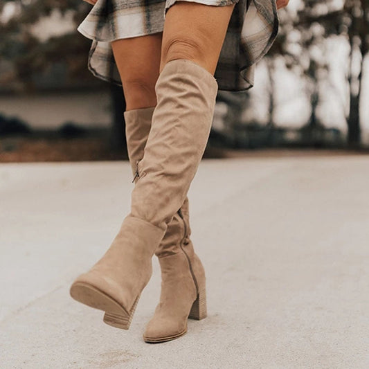 Stivali Eleganti al Ginocchio per l'Autunno per Donna