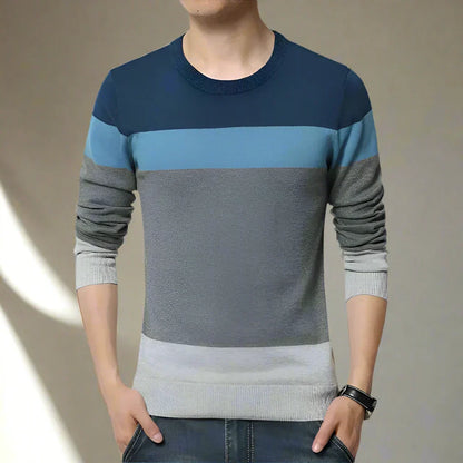 Rivello - Maglione moderno a righe per uomo con comfort e stile