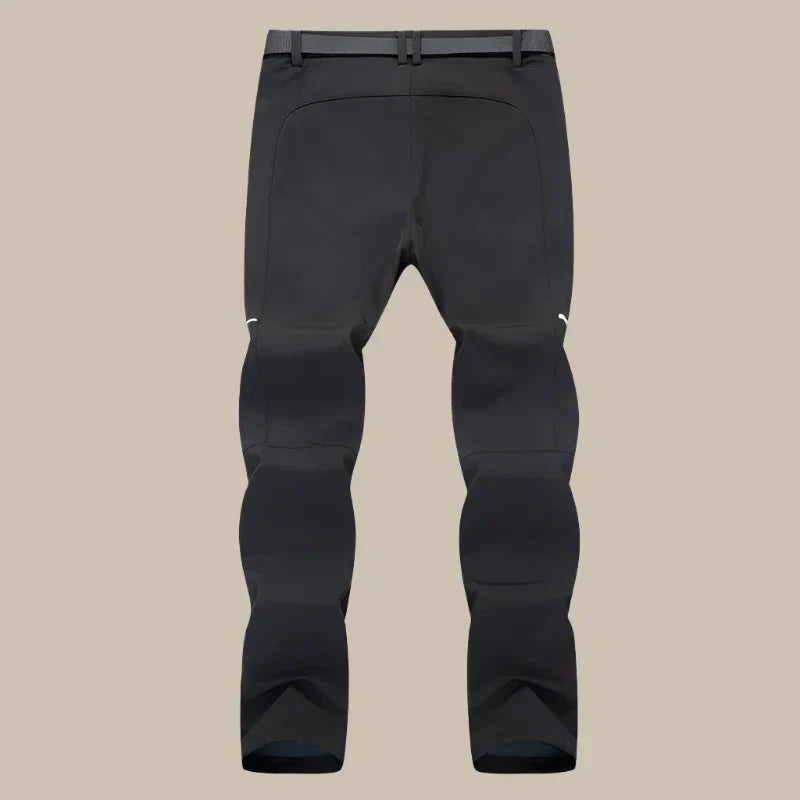 Marco - Pantaloni da sci softshell impermeabili e caldi con fodera in pile