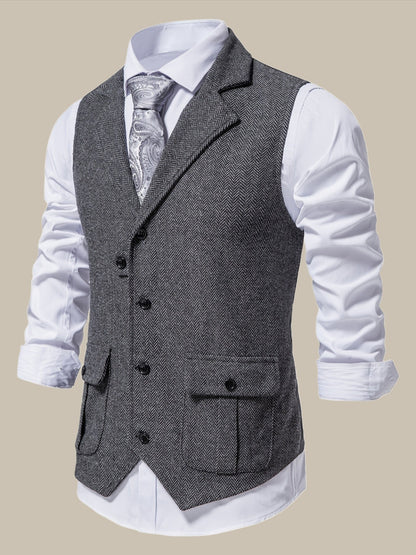 Gilet in tweed Carlisto | Elegante gilet da uomo per un look d'epoca raffinato