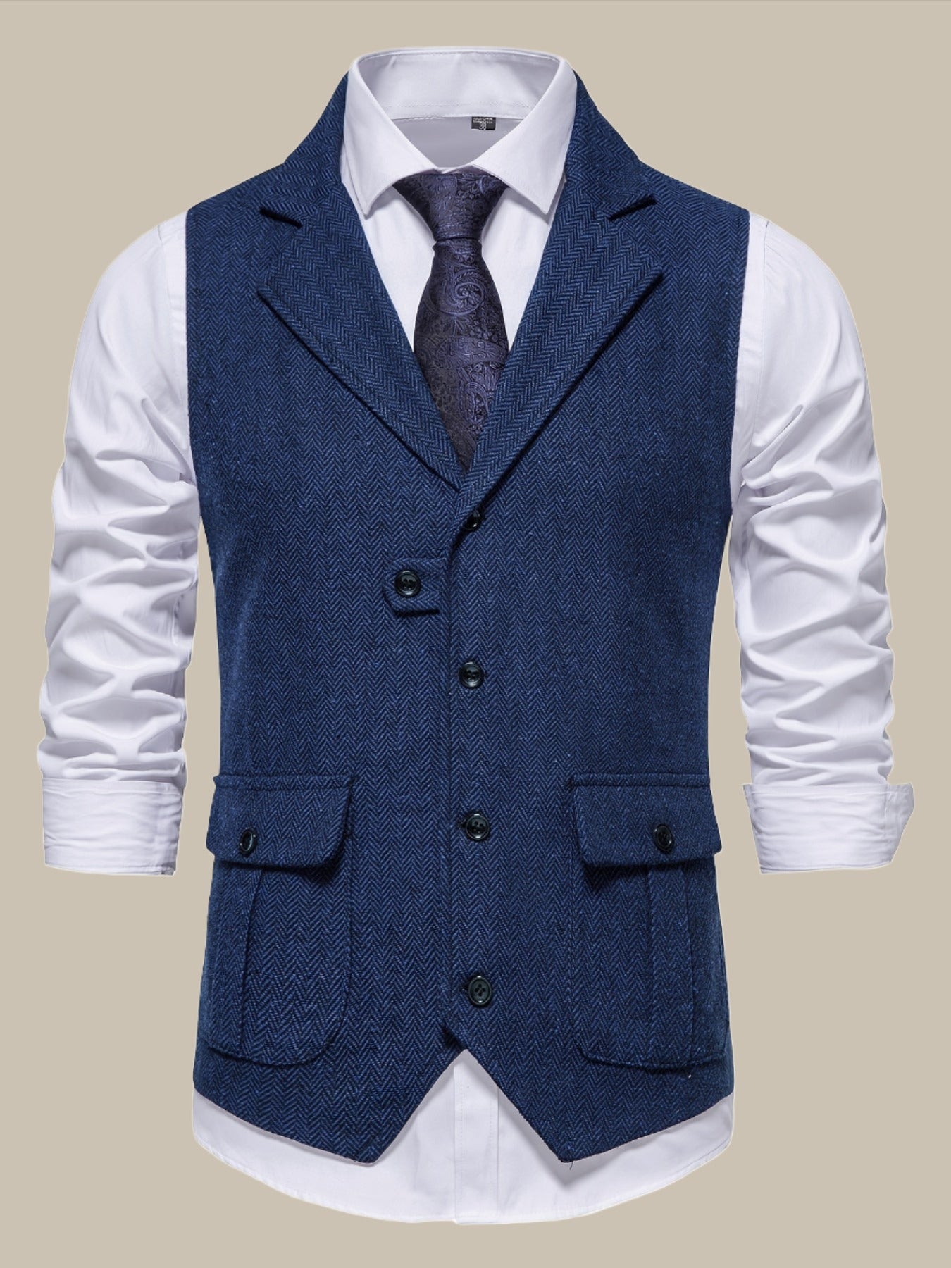 Gilet in tweed Carlisto | Elegante gilet da uomo per un look d'epoca raffinato