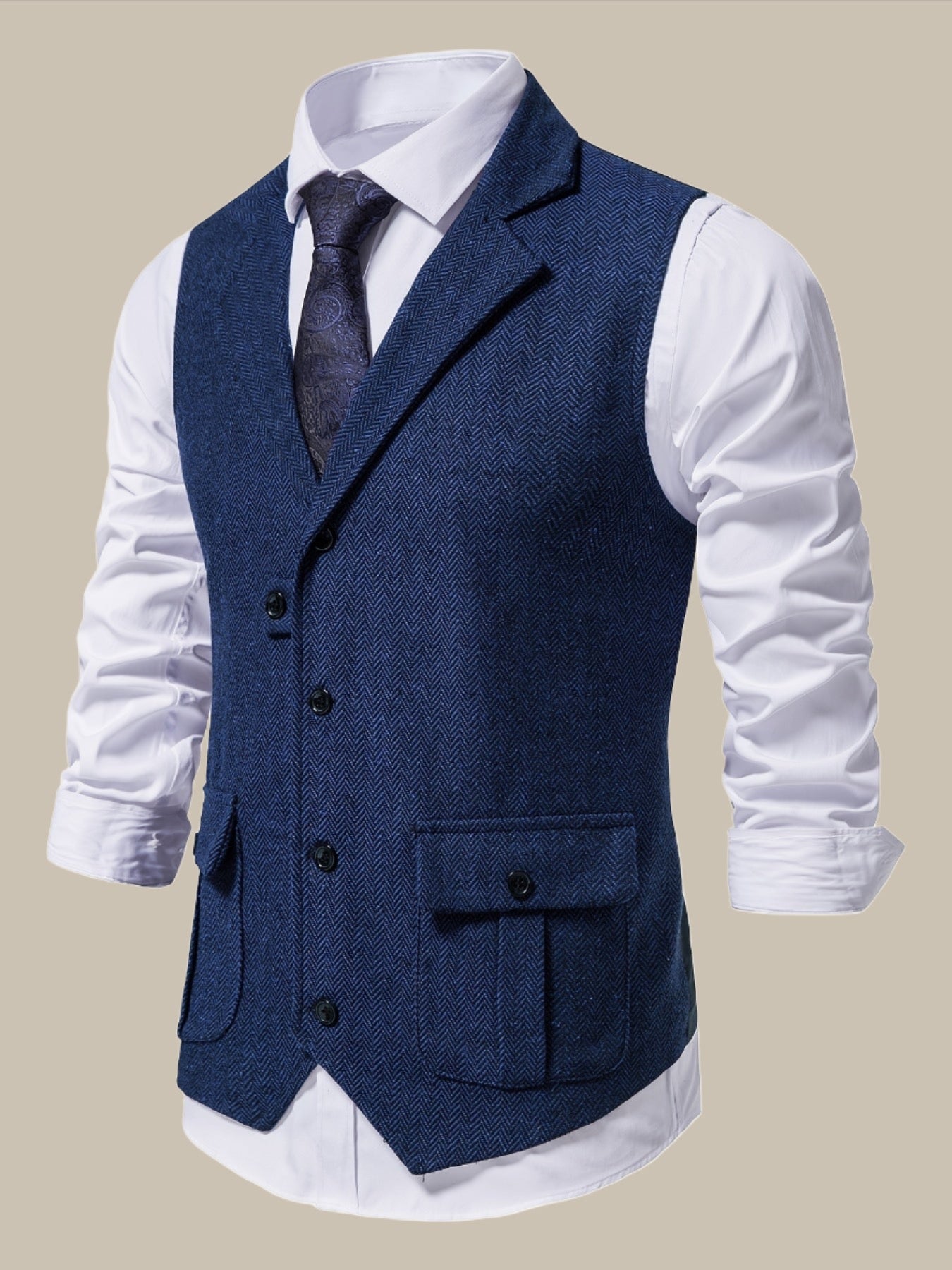 Gilet in tweed Carlisto | Elegante gilet da uomo per un look d'epoca raffinato