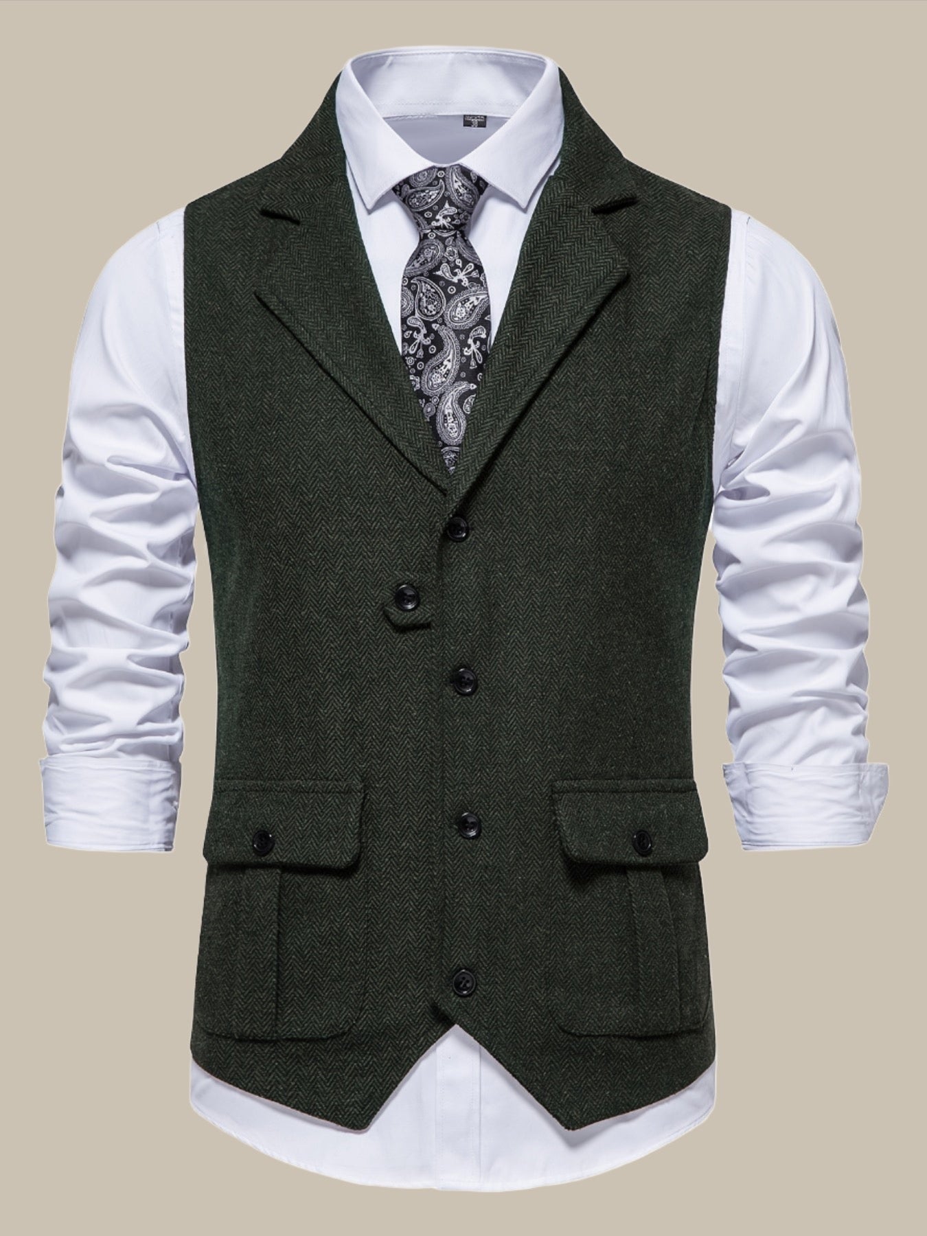 Gilet in tweed Carlisto | Elegante gilet da uomo per un look d'epoca raffinato