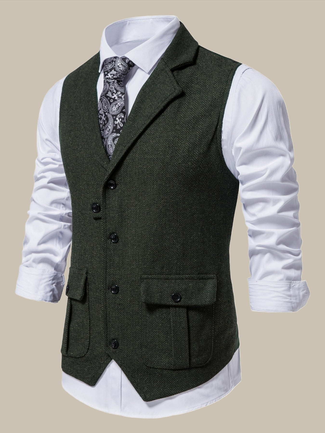 Gilet in tweed Carlisto | Elegante gilet da uomo per un look d'epoca raffinato