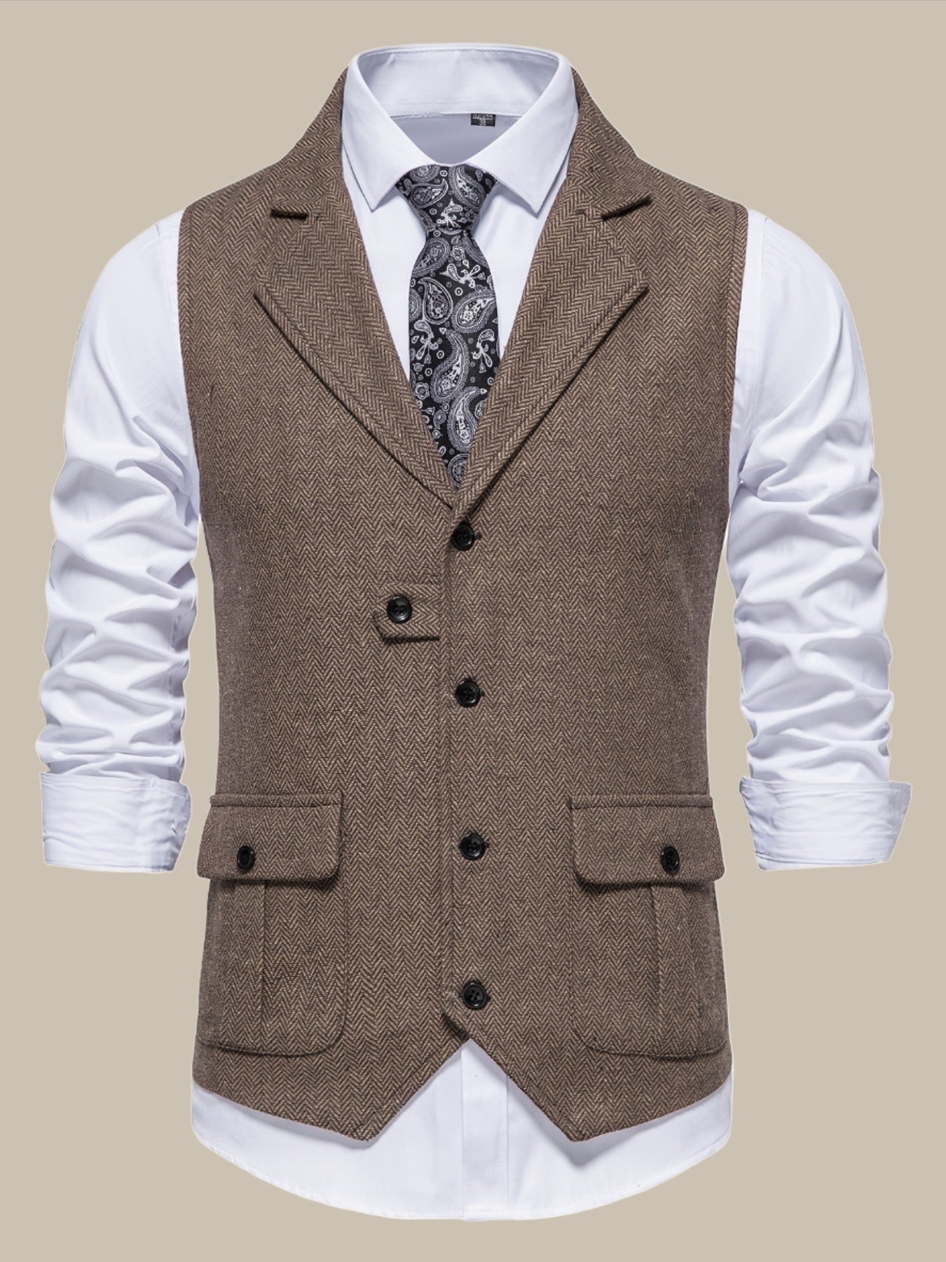 Gilet in tweed Carlisto | Elegante gilet da uomo per un look d'epoca raffinato