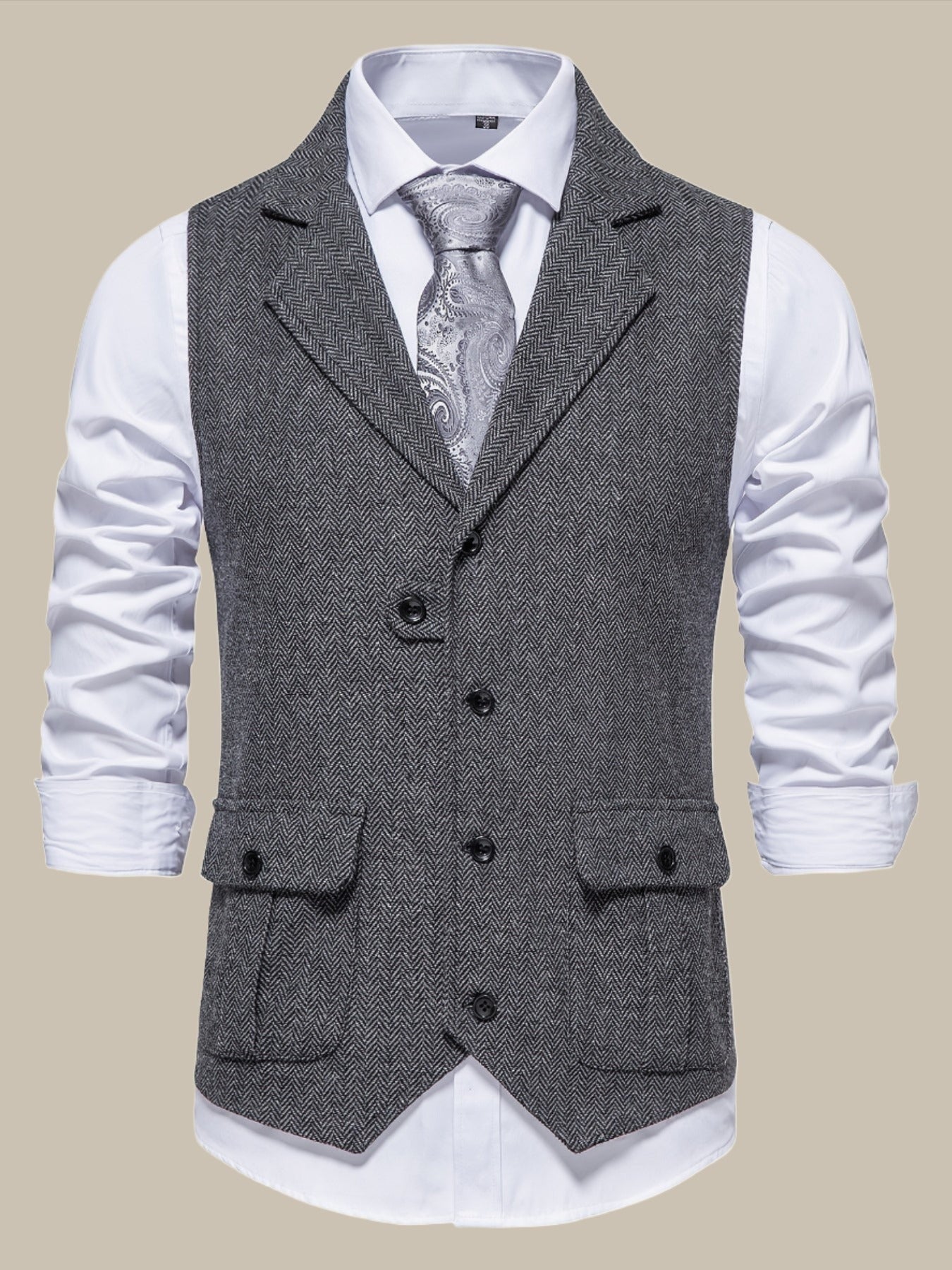 Gilet in tweed Carlisto | Elegante gilet da uomo per un look d'epoca raffinato