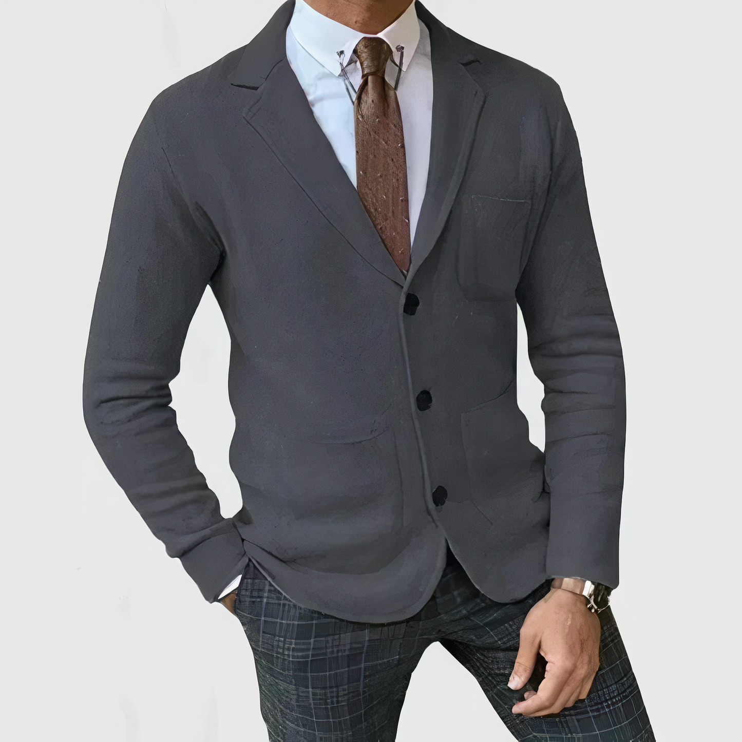 Kevin - Blazer Business Casual Elegante per Uomo