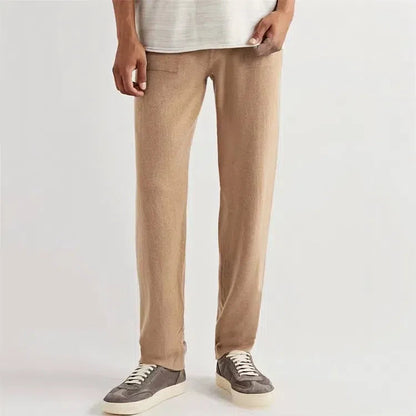 Pantaloni in Cashmere Kaki – Lusso, Eleganza & Morbidezza