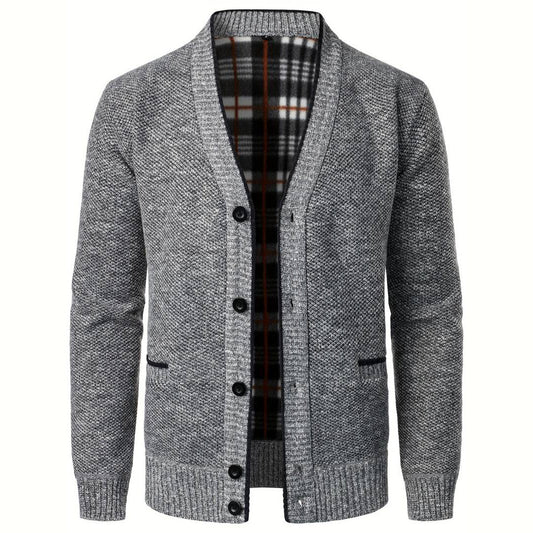 Etta - Cardigan da uomo con scollo a V