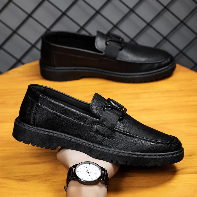 Loafers eleganti per uomo Luie in pelle premium e design classico