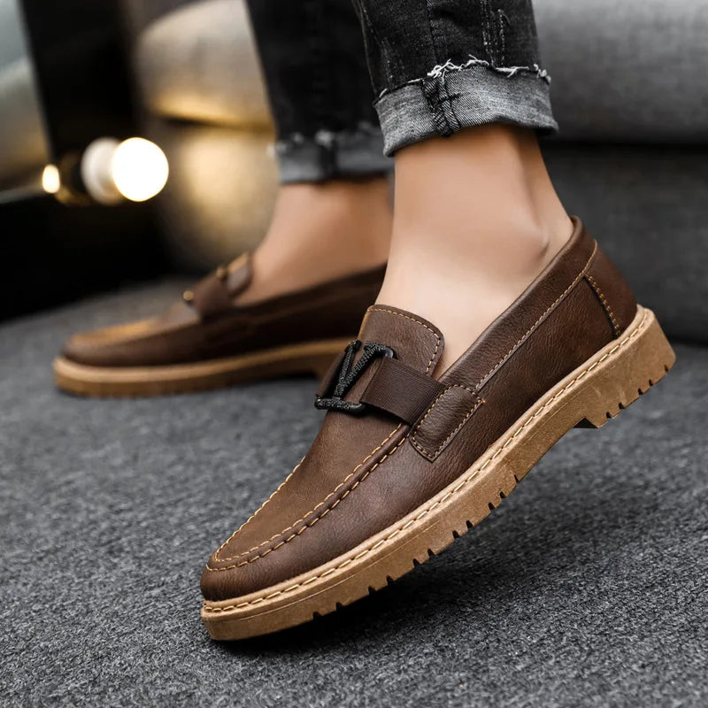 Loafers eleganti per uomo Luie in pelle premium e design classico