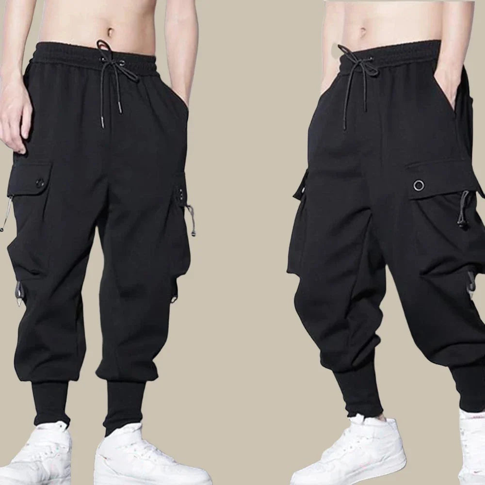 Pantaloni cargo stretch da uomo per streetwear Big Boi