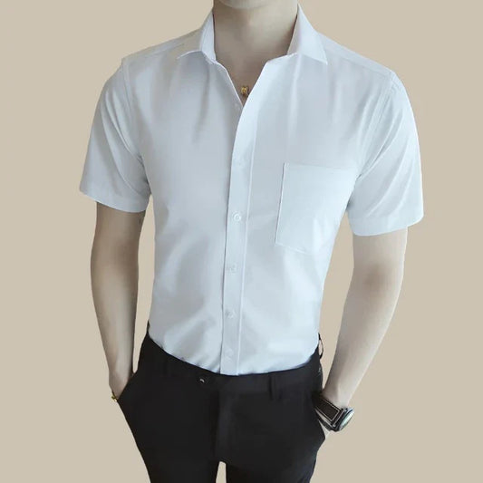 Marco - Camicia elegante a maniche corte per un look sofisticato