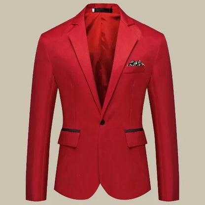 Luca - Blazer slim fit elegante in stile italiano per uomini