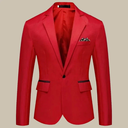 Luca - Blazer slim fit elegante in stile italiano per uomini