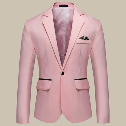 Luca - Blazer slim fit elegante in stile italiano per uomini