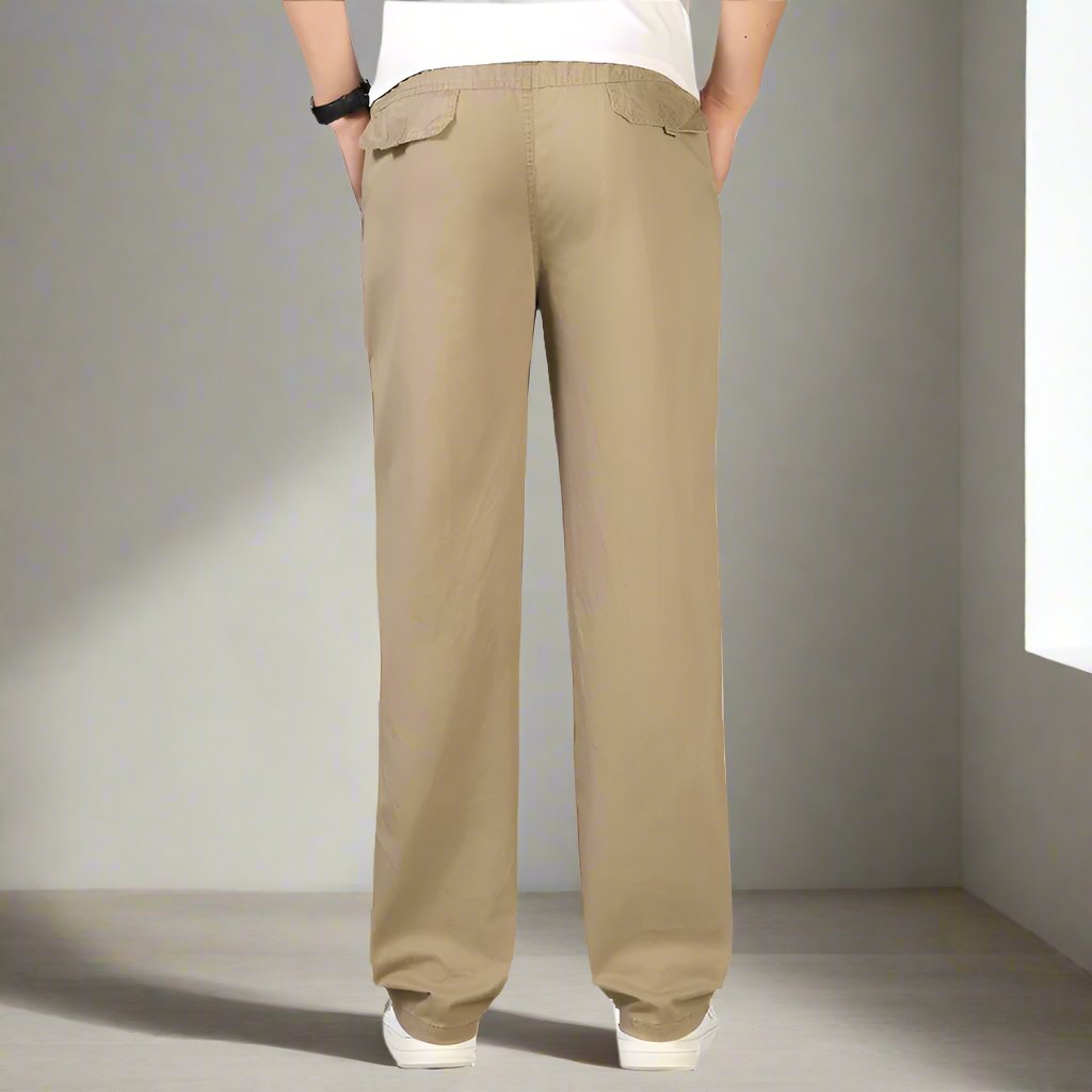 Pantaloni chino baggy in cotone Capri per uomo