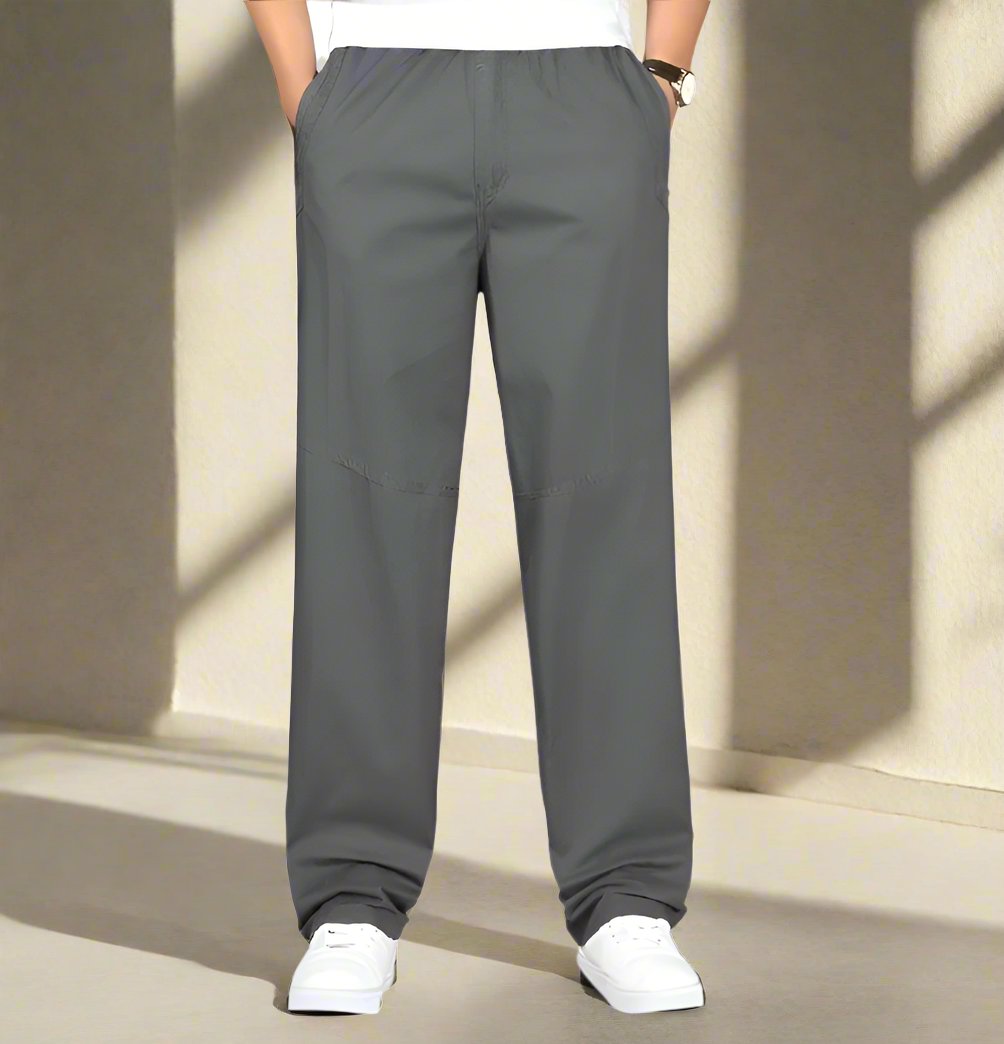 Pantaloni chino baggy in cotone Capri per uomo