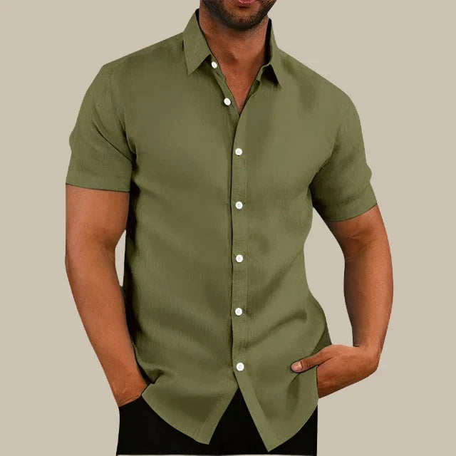 Marco - Camicia casual a maniche corte per un look urbano elegante