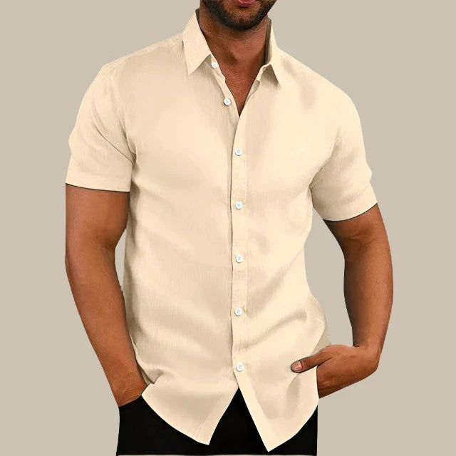 Marco - Camicia casual a maniche corte per un look urbano elegante