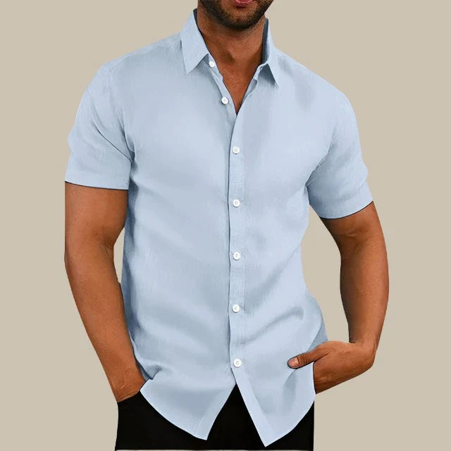 Marco - Camicia casual a maniche corte per un look urbano elegante