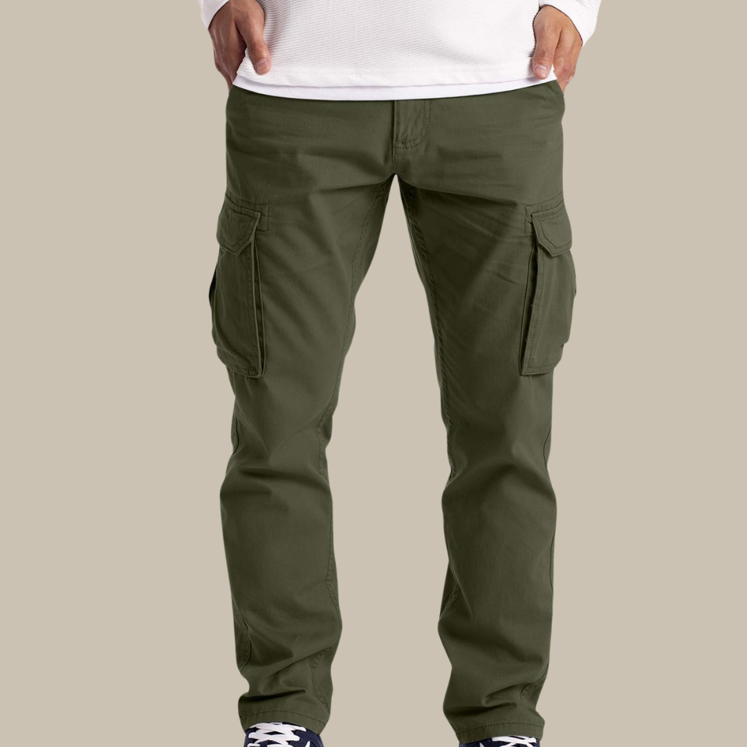 Divado - Pantaloni cargo eleganti e comodi per uomo con tasche e superstretch in fit regolare