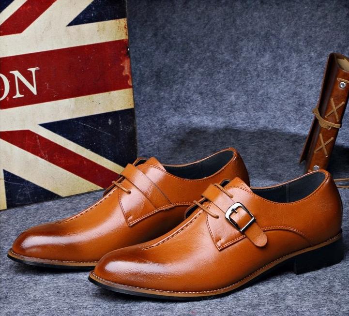 Scarpe eleganti da uomo GENTS | Lacci in pelle con tacco per occasioni formali