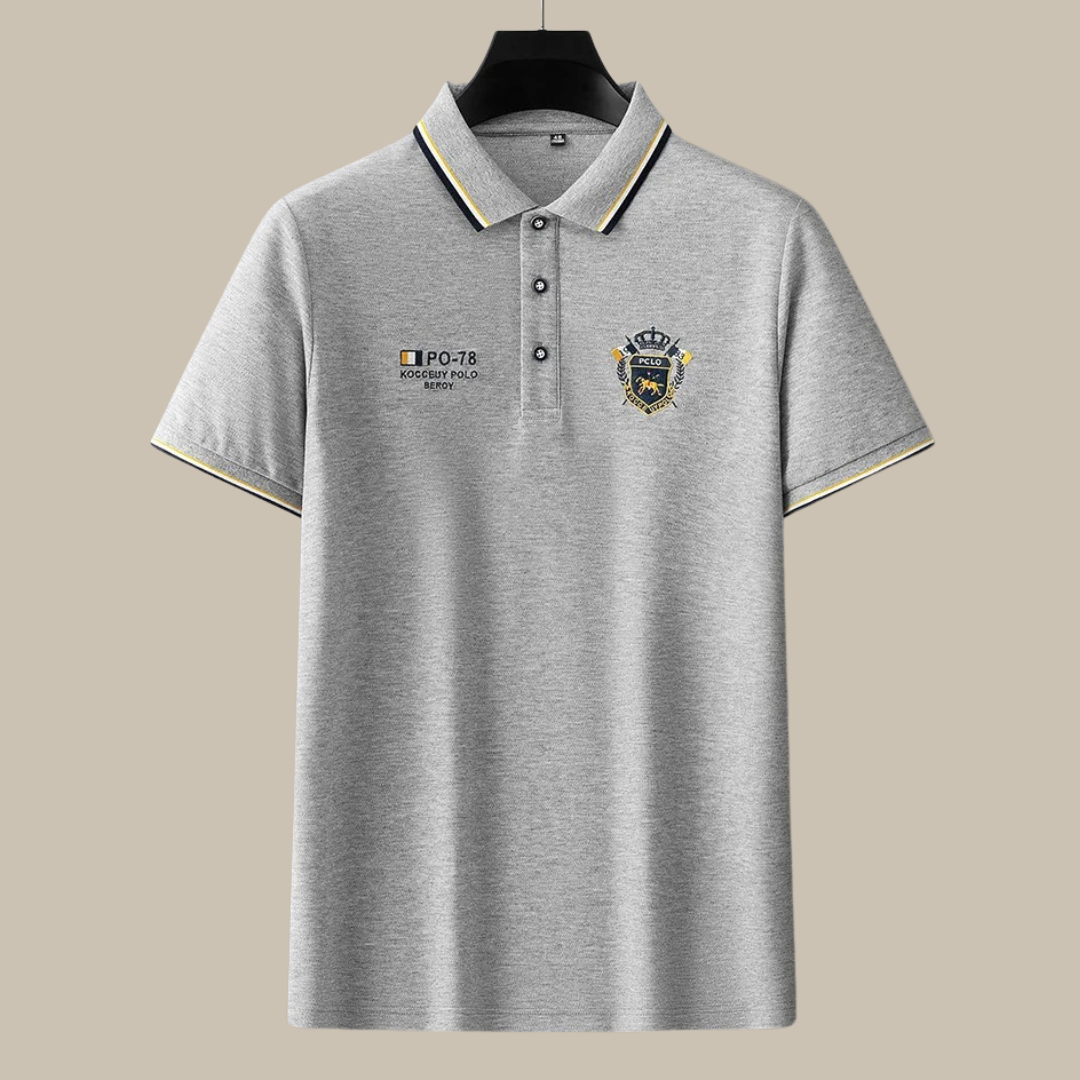 La Mer Polo Club - Poloshirt elegante con maniche corte per uomini raffinati