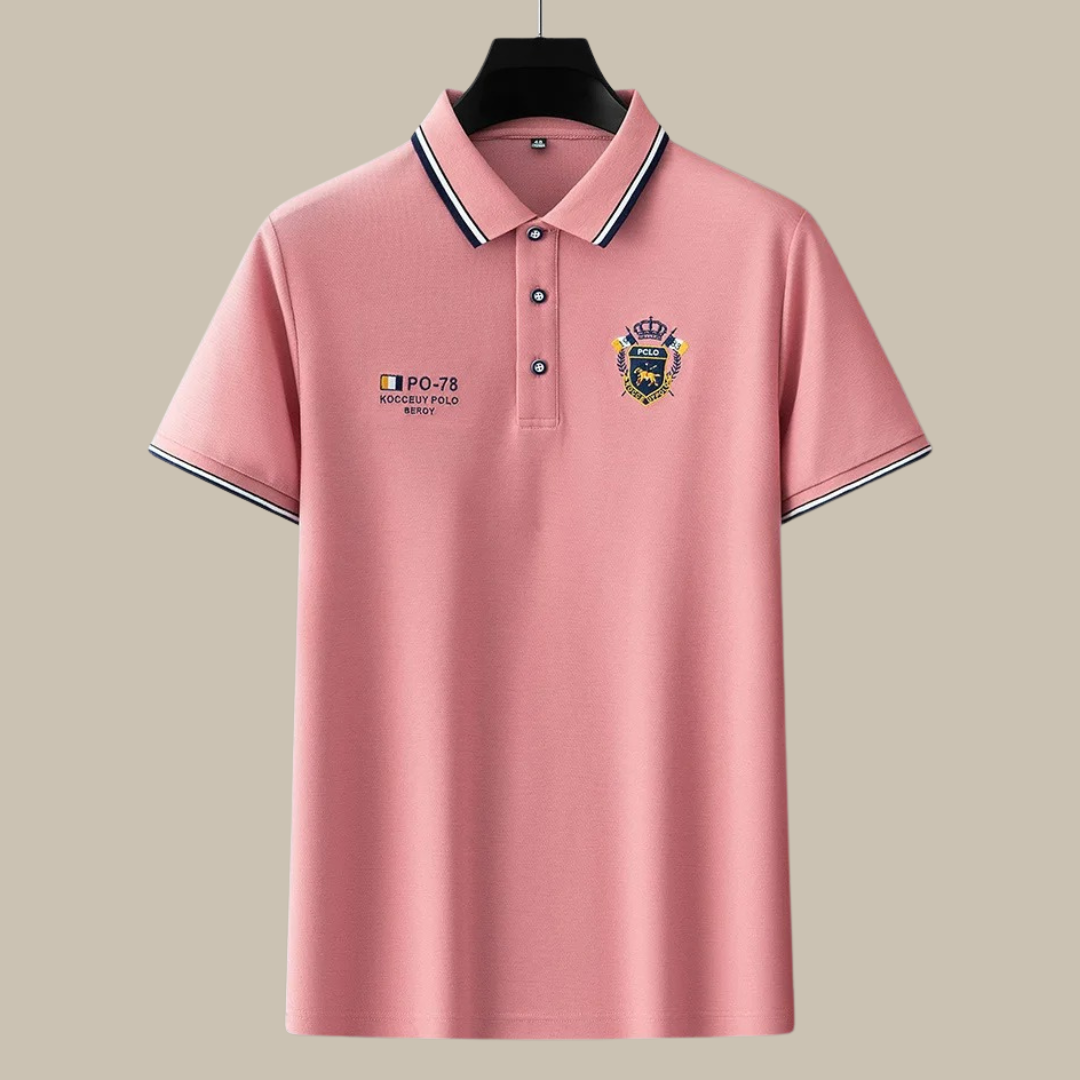 La Mer Polo Club - Poloshirt elegante con maniche corte per uomini raffinati