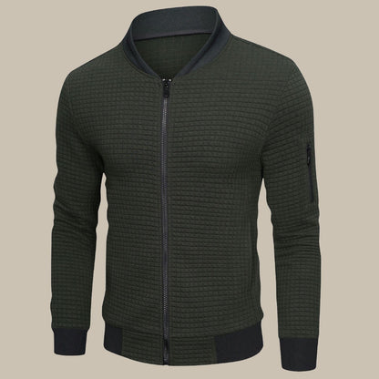 Marco - Maglione bomber Zeta con design a nido d'ape per look casual raffinato