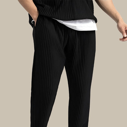 Marco - Pantaloni da viaggio in cotone a coste per un look elegante e comodo