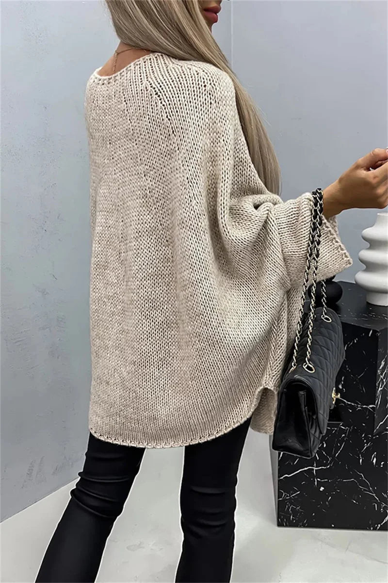 Maglione Tamar - Comodo e Elegante con Maniche a Pipistrello