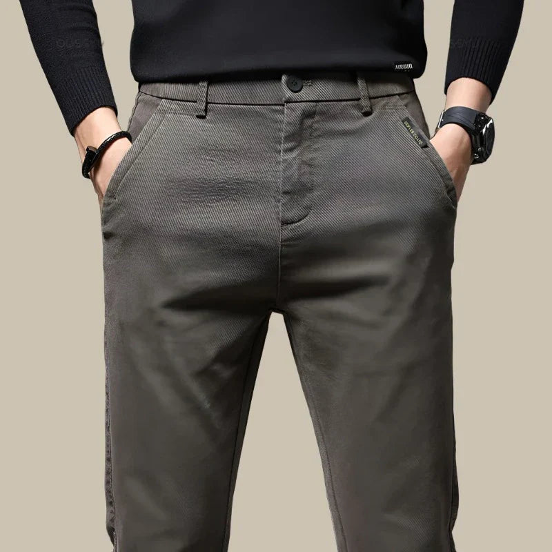 Ralph - Pantaloni chino eleganti per uomo con vita elastica e tasche pratiche