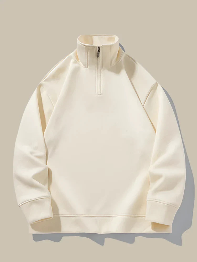 Carlo - Maglione elegante con zip per un look raffinato