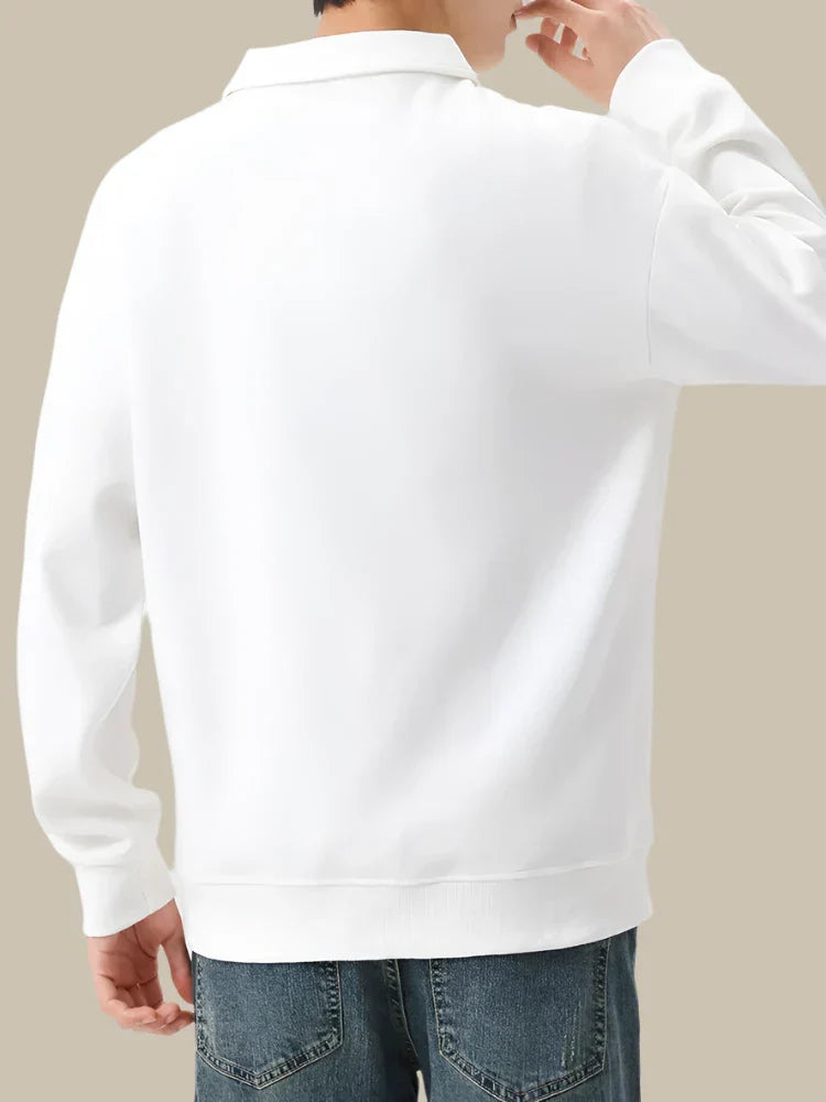 Marco - Elegante pullover con zip per uomo