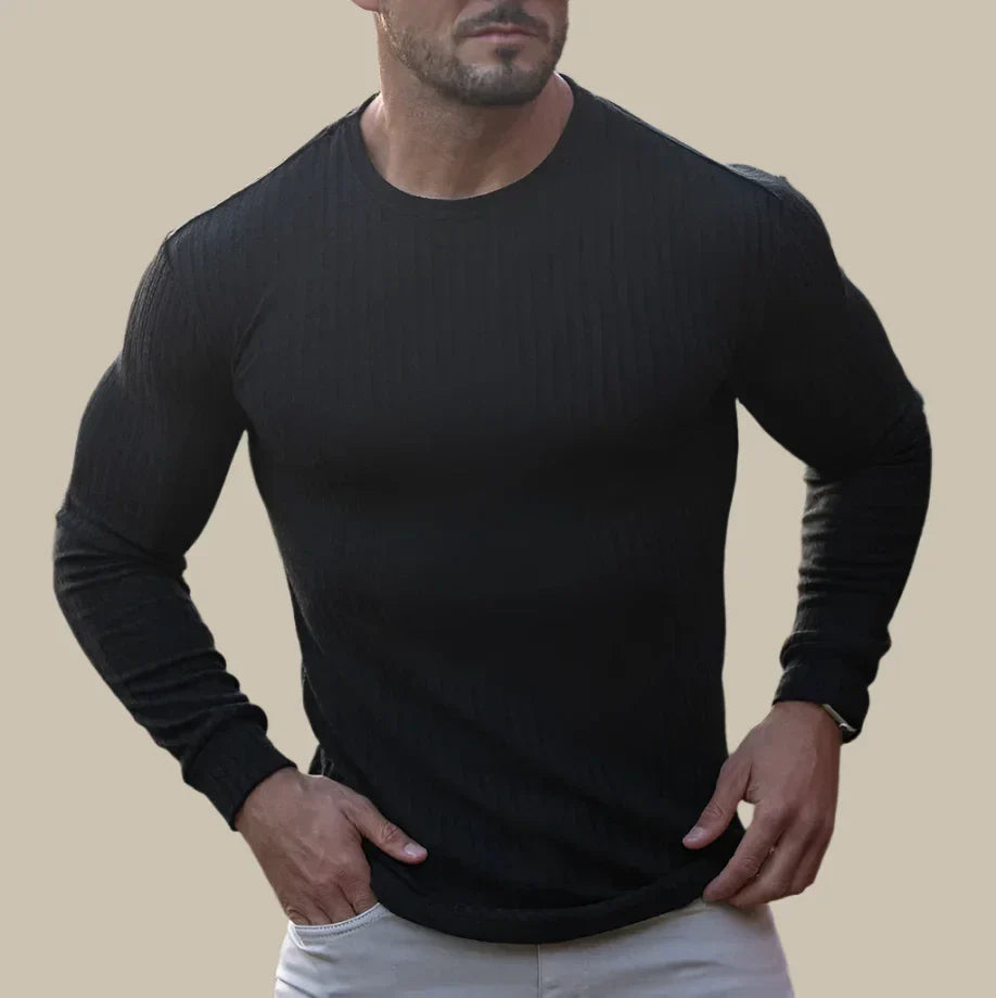 Claudio - Pullover slim fit in maglia per uomini eleganti