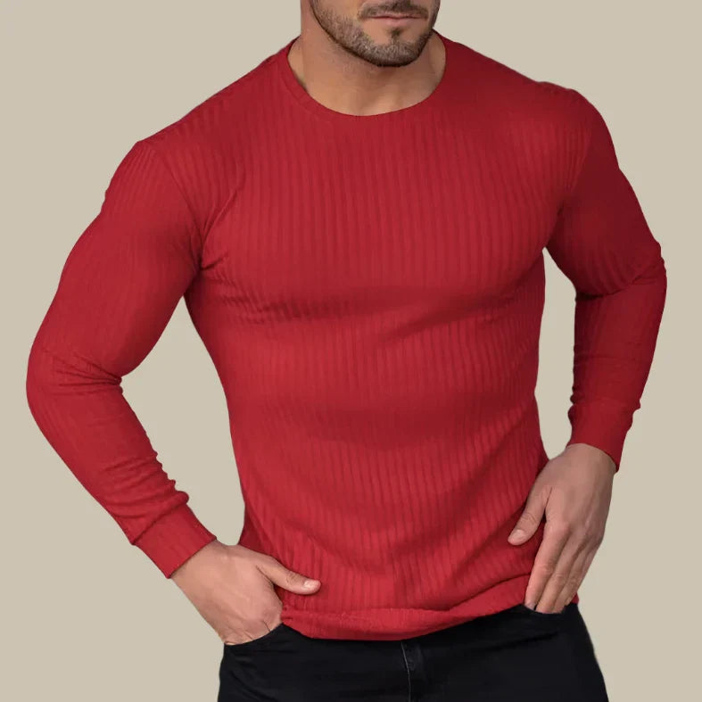 Claudio - Pullover slim fit in maglia per uomini eleganti