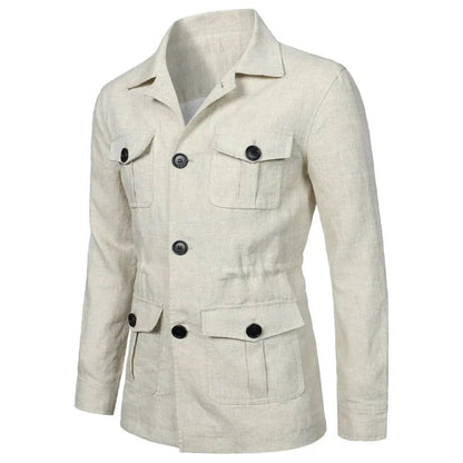 Giacca Safari in Lino di Lusso | Mode Baron