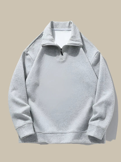 Carlo - Maglione elegante con zip per un look raffinato