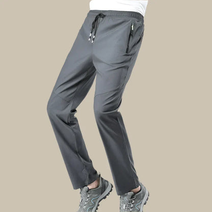 Pantaloni da trekking uomo in stretch ad asciugatura rapida con tasche pratiche