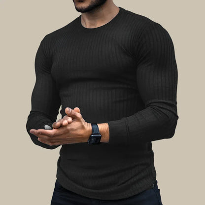 Claudio - Pullover slim fit in maglia per uomini eleganti