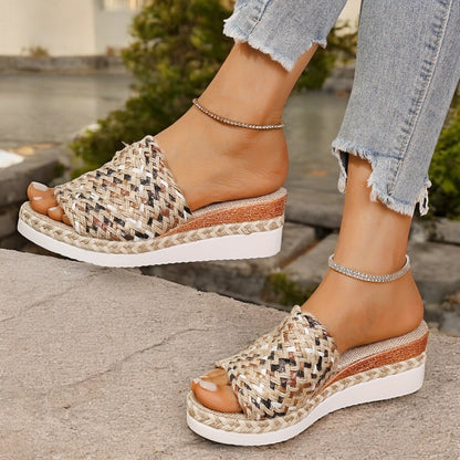 Sandali di Paglia Colorati per uno Stile Estivo Senza Sforzo Online Stile Italiano