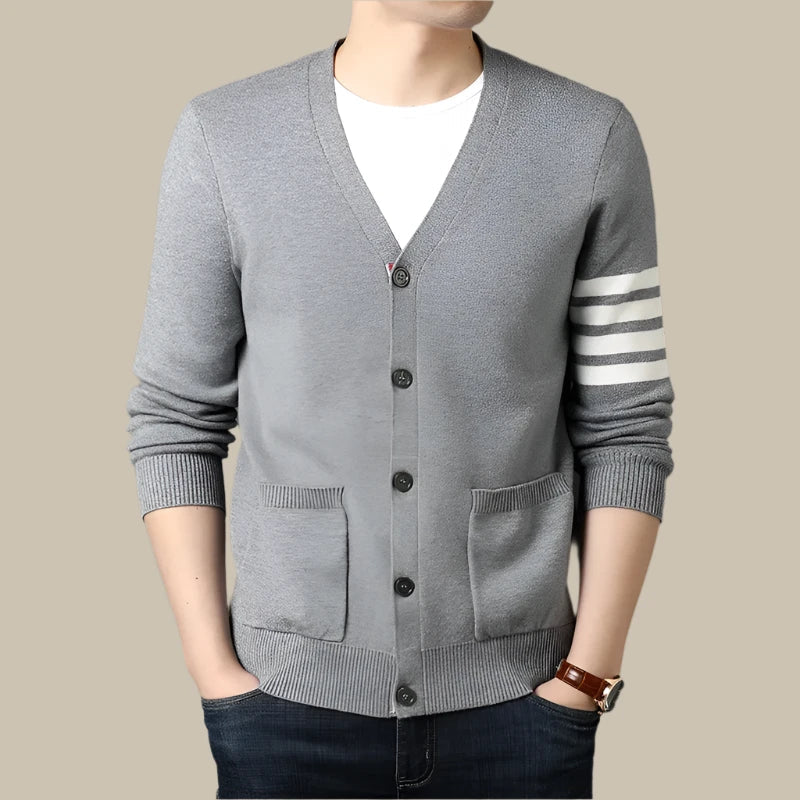 Boger - Stilosos cardigan da uomo in maglia con bottoni per un look casual e caldo