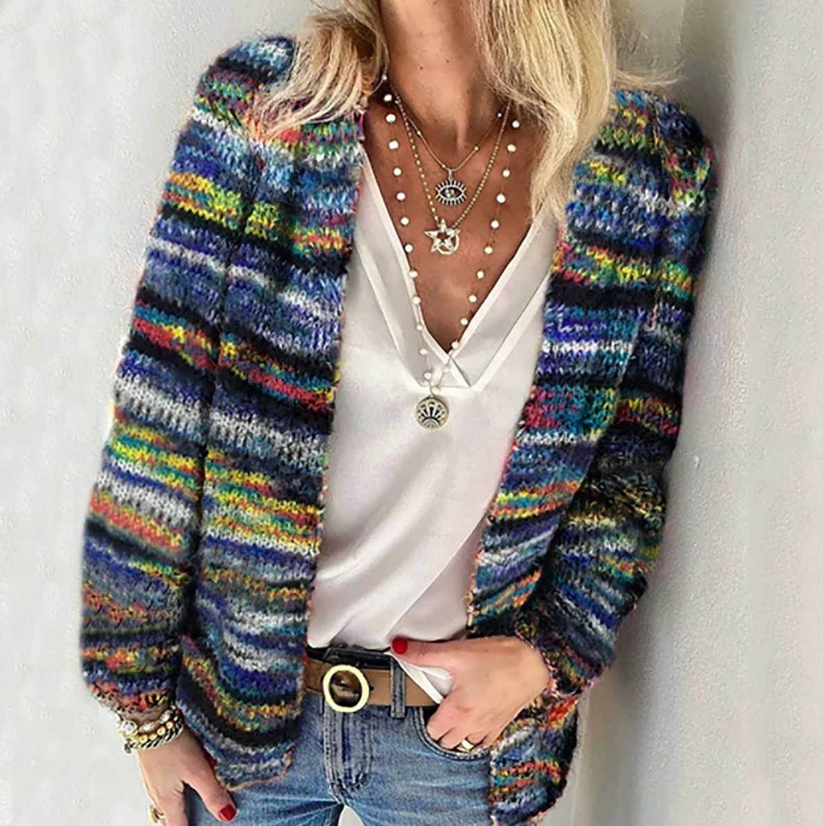 Jemma - Cardigan Multicolore