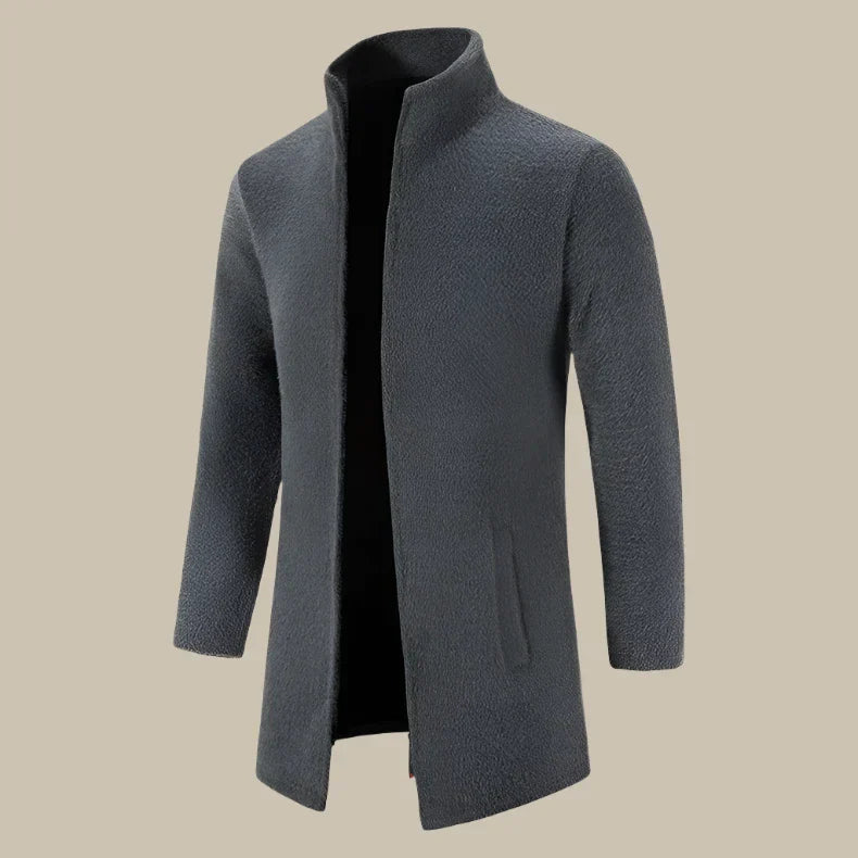 Marco - Trui in fleece elegante e confortevole con zip per uomo