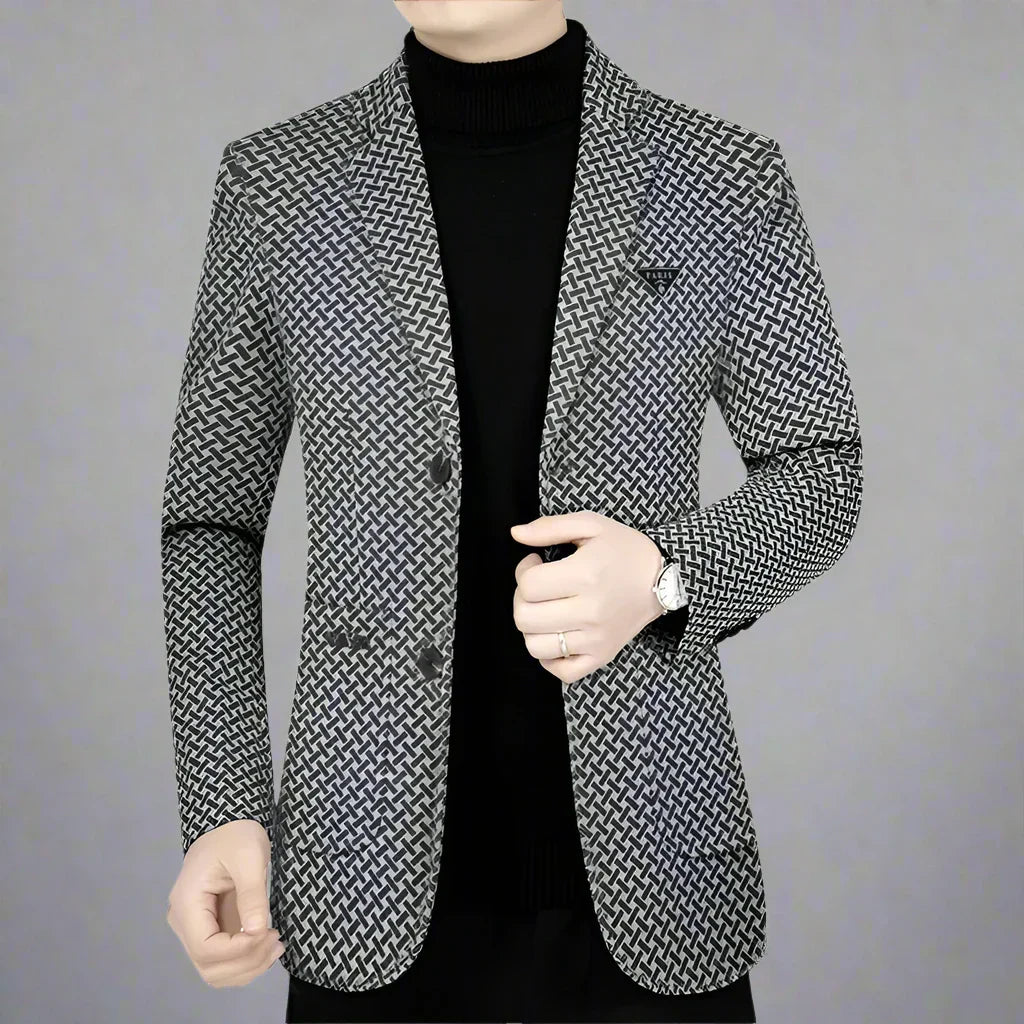 Blazer Faris - Elegante blazer casual a quadri per uomo